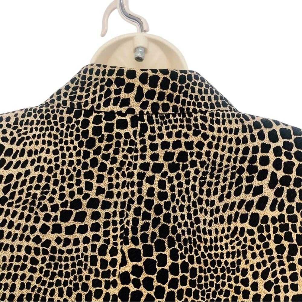 Allison Taylor Animal Print Silk Jacket - Picture 5 of 16